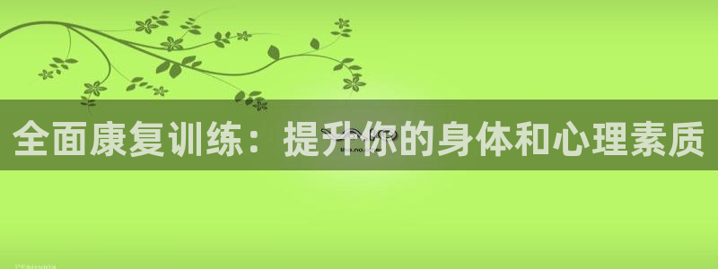 风速体育nba免费直播：全面康复训练：提升你的身体和心理素质
